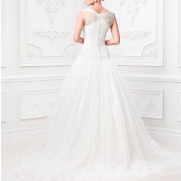 Zac Posen-Truly-Ivory Lace and Tulle Ballgown NWT - Picture 2 of 12